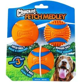 Chuckit Fetch Medley 3'lü Köpek Oyun Topu