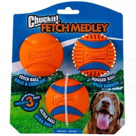 Chuckit Fetch Medley 3'lü Köpek Oyun Topu