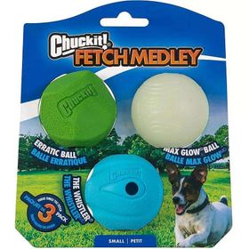 Chuckit Fetch Medley Gen 2 3'lü Küçük Köpek Oyun Topu