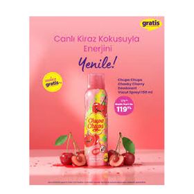 Chupa Chups Cheeky Cherry 150 ml Kadın Body Sprey Deodorant