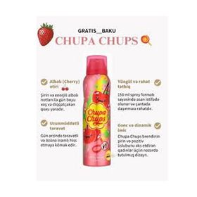 Chupa Chups Cheeky Cherry 150 ml Kadın Body Sprey Deodorant