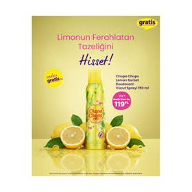 Chupa Chups Lemon Sorbet 150 ml Kadın Body Sprey Deodorant