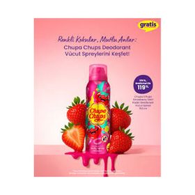Chupa Chups Strawberry Swirl 150 ml Kadın Body Sprey Deodorant