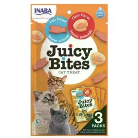 Ciao 11.3 gr 3 Adet Juicy Bites Balıklı ve İsteridyeli Kedi Ödül Maması