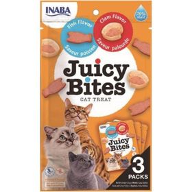 Ciao 11.3 gr 3 Adet Juicy Bites Balıklı ve İsteridyeli Kedi Ödül Maması