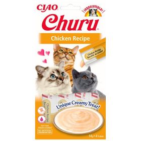 Ciao 14 gr 4'lü Churu Cream Tavuklu Sıvı Ödül Maması