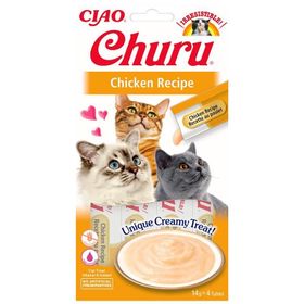 Ciao 14 gr 4'lü Churu Cream Tavuklu Sıvı Ödül Maması