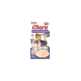 Ciao 14 gr 4'lü Churu Cream Tavuklu ve Karidesli Sıvı Ödül Maması