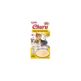 Ciao 14 gr 4'lü Churu Cream Tavuklu ve Peynirli Sıvı Ödül Maması