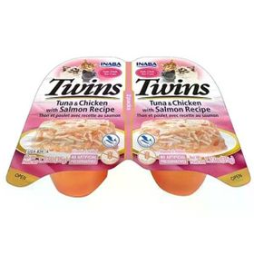 Ciao 35 gr 2 Adet Twins Churu Balıklı Somonlu ve Tavuklu Kedi Ödül Jölesi