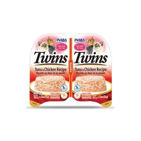 Ciao 35 gr 2 Adet Twins Churu Balıklı Somonlu ve Tavuklu Kedi Ödül Jölesi