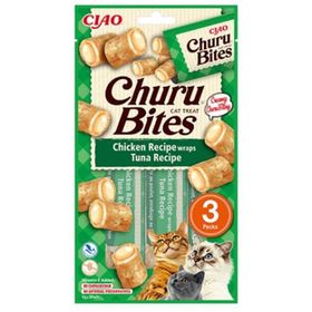Ciao 3x10 gr Churu Bites Tavuk Sargılı Ton Balıklı Kedi Ödül Kreması