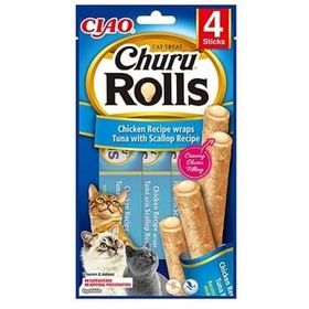 Ciao 4 x 10 Gr Sticks Deniz Taraklı, Tavuk Sargılı Kedi Ödülü