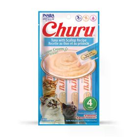 Ciao 4 x 14 Gr Churu Cream Deniz Taraklı Kedi Ödülü