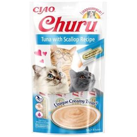 Ciao 4 x 14 Gr Churu Cream Deniz Taraklı Kedi Ödülü
