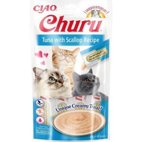 Ciao 4 x 14 Gr Churu Cream Deniz Taraklı Kedi Ödülü