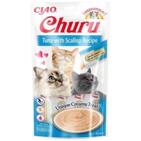 Ciao 4 x 14 Gr Churu Cream Deniz Taraklı Kedi Ödülü