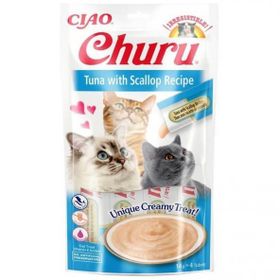 Ciao 4 x 14 Gr Churu Cream Deniz Taraklı Kedi Ödülü