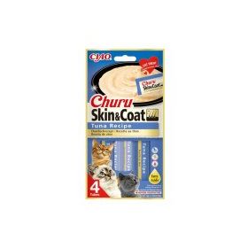 Ciao 4x14 gr Churu Cream Cilt ve Tüy Sağlığı Destekleyici Ton Balıklı Sıvı Kedi Ödül Maması