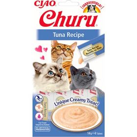 Ciao 4x14 gr Churu Cream Ton Balıklı Kedi Ödülü