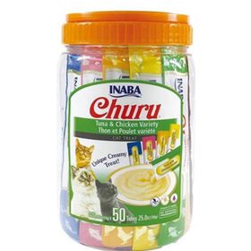 Ciao 50x14 gr Churu Tuna Balıklı ve Tavuklu Kedi Ödül Maması