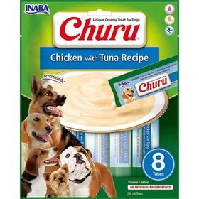 Ciao 8x20 gr Churu Cream Ton Balıklı ve Tavuklu Sıvı Köpek Ödül Maması