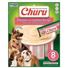 Ciao 8x20 gr Churu Somonlu ve Tavuklu Tamamlayacı Köpek Ödül Maması