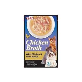 Ciao Chicken Churu Broth Ton Balıklı ve Tavuk Sulu 50 gr Kedi Ödül Maması