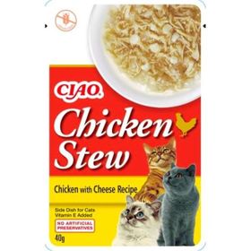 Ciao Chicken Churu Stew Tavuk Güveç ve Peynirli 50 gr Kedi Ödül Maması