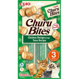 Ciao Churu Bites Tavuk Sargılı Ton Balıklı 3x10 GR Kedi Ödül Maması