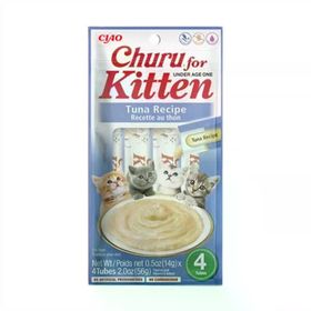 Ciao Churu Cream Kitten Ton Balıklı 4x14 GR Yavru Kedi Kreması
