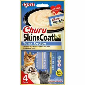 Ciao Churu Cream Skin Coat Ton Balıklı 4x14 gr Kedi Kreması
