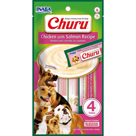 Ciao Churu Somon ve Tavuklu Tamamlayıcı 8x20 gr Köpek Ödül Maması