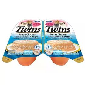 Ciao Twins Churu Ton Balıklı Deniz Taraklı ve Tavuklu 2x35 gr Kedi Ödül Jölesi