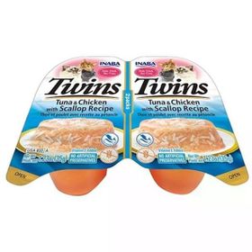Ciao Twins Churu Ton Balıklı Deniz Taraklı ve Tavuklu 2x35 gr Kedi Ödül Jölesi