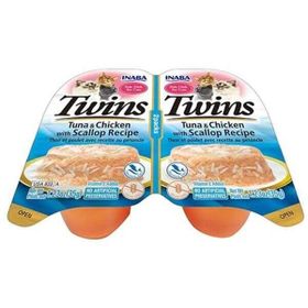 Ciao Twins Churu Ton Balıklı Deniz Taraklı ve Tavuklu 2x35 gr Kedi Ödül Jölesi