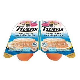 Ciao Twins Churu Ton Balıklı Deniz Taraklı ve Tavuklu 2x35 gr Kedi Ödül Jölesi
