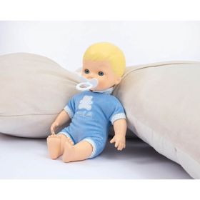Cicciobello CCBA6000 24 cm Mavi Tulumlu Yumuş Oyuncak Bebek