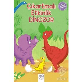 Çiçek Kitaplar Dinozor Çıkartmalı Etkinlik/1001