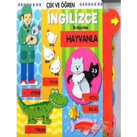 Çiçek Yayıncılık Çek ve Öğren İngilizce Hayvanlar