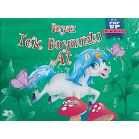 Çiçek Yayıncılık Pop Up Mini Masallar Beyaz Tek Boynuzlu At