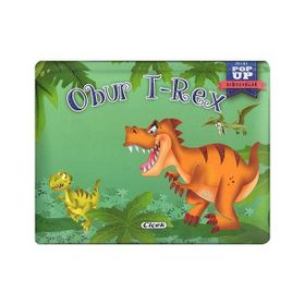 Çiçek Yayıncılık Pop Up Mini Masallar Obur T-Rex