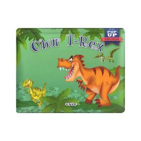 Çiçek Yayıncılık Pop Up Mini Masallar Obur T-Rex