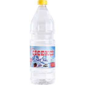 Çiçekçi Oto Pet Kilitli Kapaklı 1 lt Saf Su Ütü Akü ve Radyatör Suyu