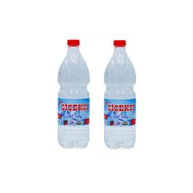 Çiçekçi Oto Pet Kilitli Kapaklı 2x1 lt Saf Su Ütü Akü ve Radyatör Suyu