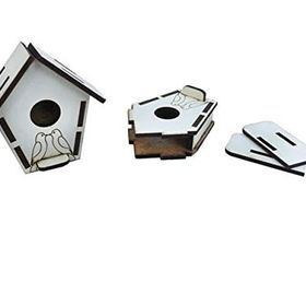 Cici Ahşap Kuş Yuvası Teraryum 6.5x7 cm Obje