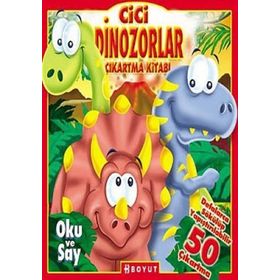 CICI DINAZORLAR ÇIKARTMA KİTABI 50 ÇIKARTMA - KOLEKTIF