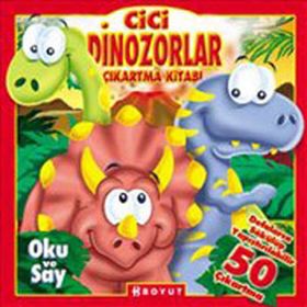 CICI DINAZORLAR ÇIKARTMA KİTABI 50 ÇIKARTMA - KOLEKTIF