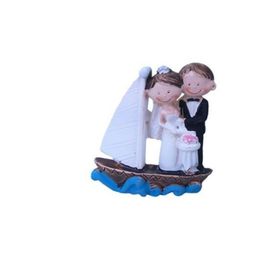 Cici Yelken ve Pastalı Gelin Damat Teraryum 2.5x5 cm Obje