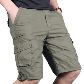 Cicilin Casual Bermuda Yeşil Erkek Kargo Şort